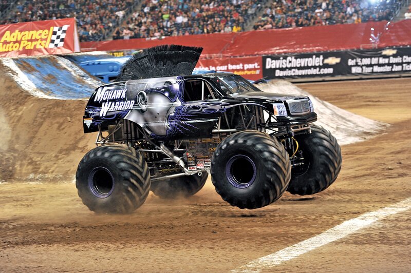 Monster Truck on Dirt Track