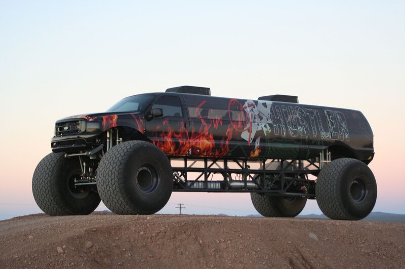 Monster Truck on Hill