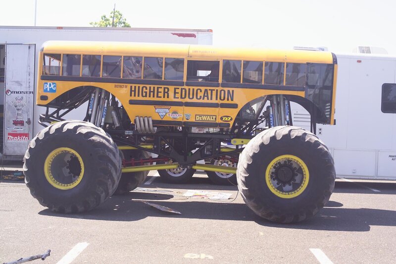 monster truck school bus