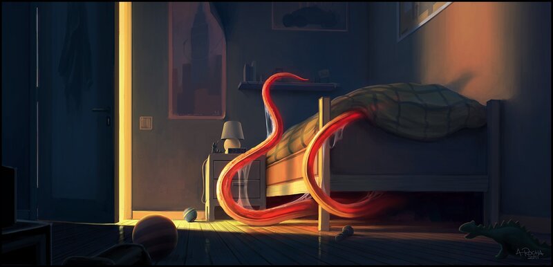 Monster under the bed