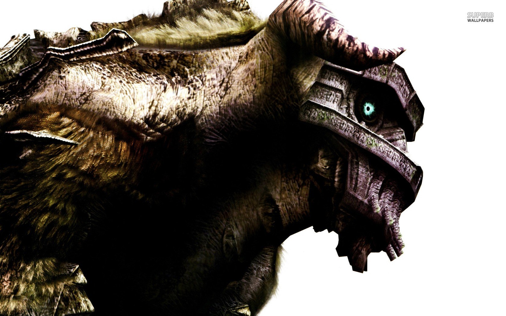 monster with glowing eye