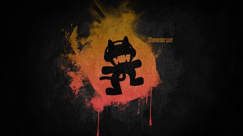 Monstercat Logo — Black, Dark, Digital Art