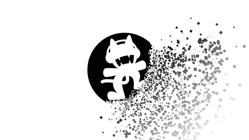 Monstercat logo disintegrating