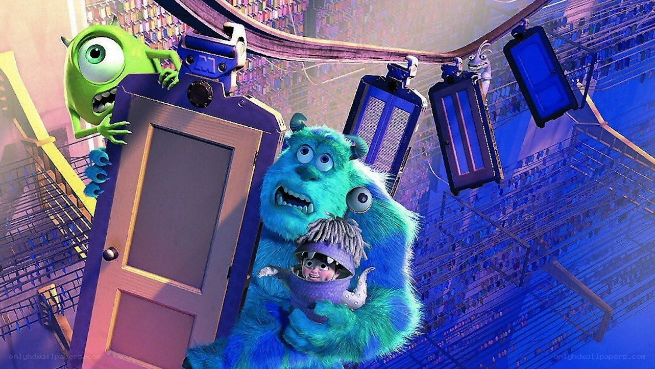 Monsters at work with doors