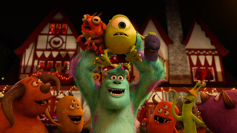 Monsters Celebrating