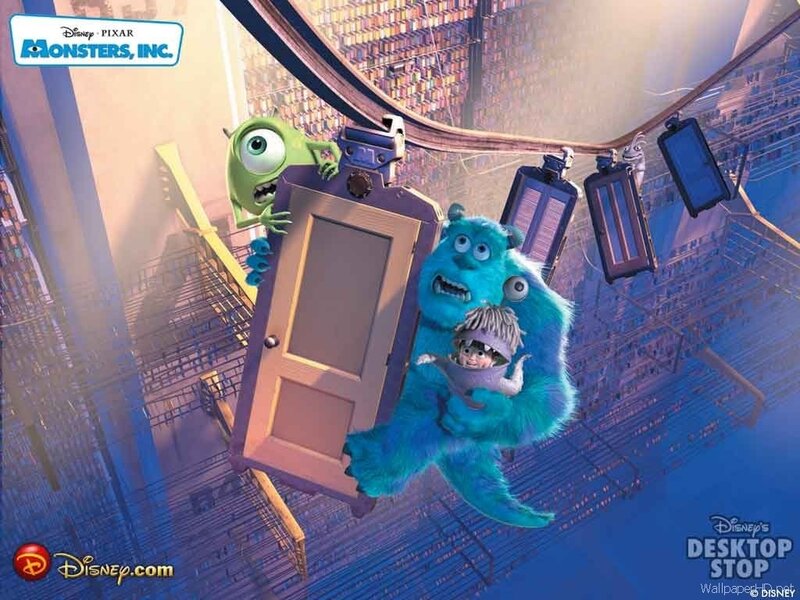 Monsters Holding a Door