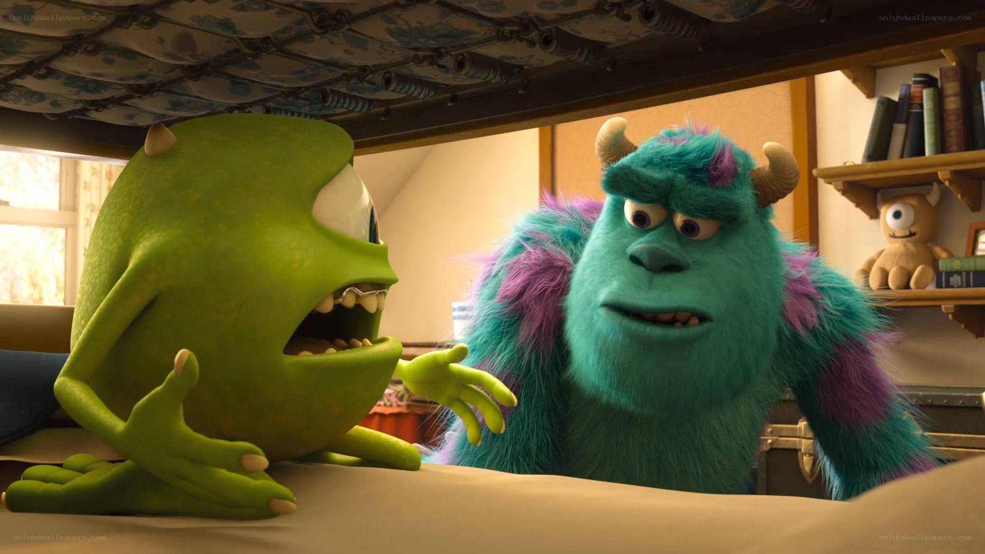 Monsters in a bedroom