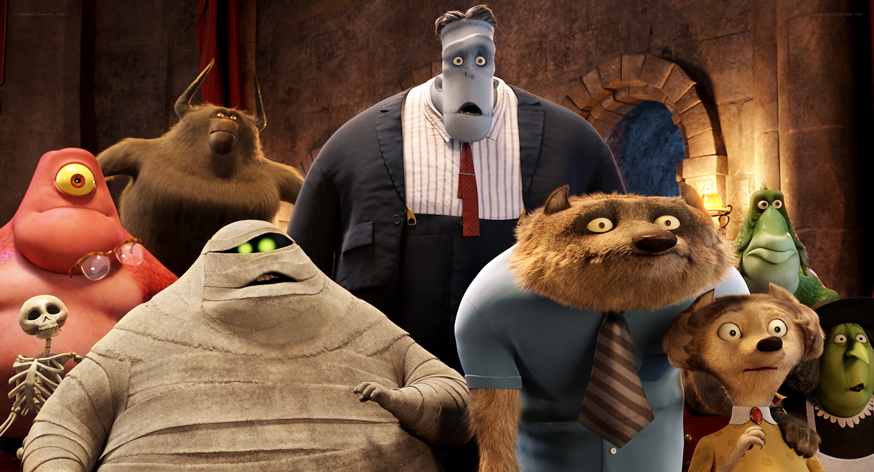Monsters in a castle