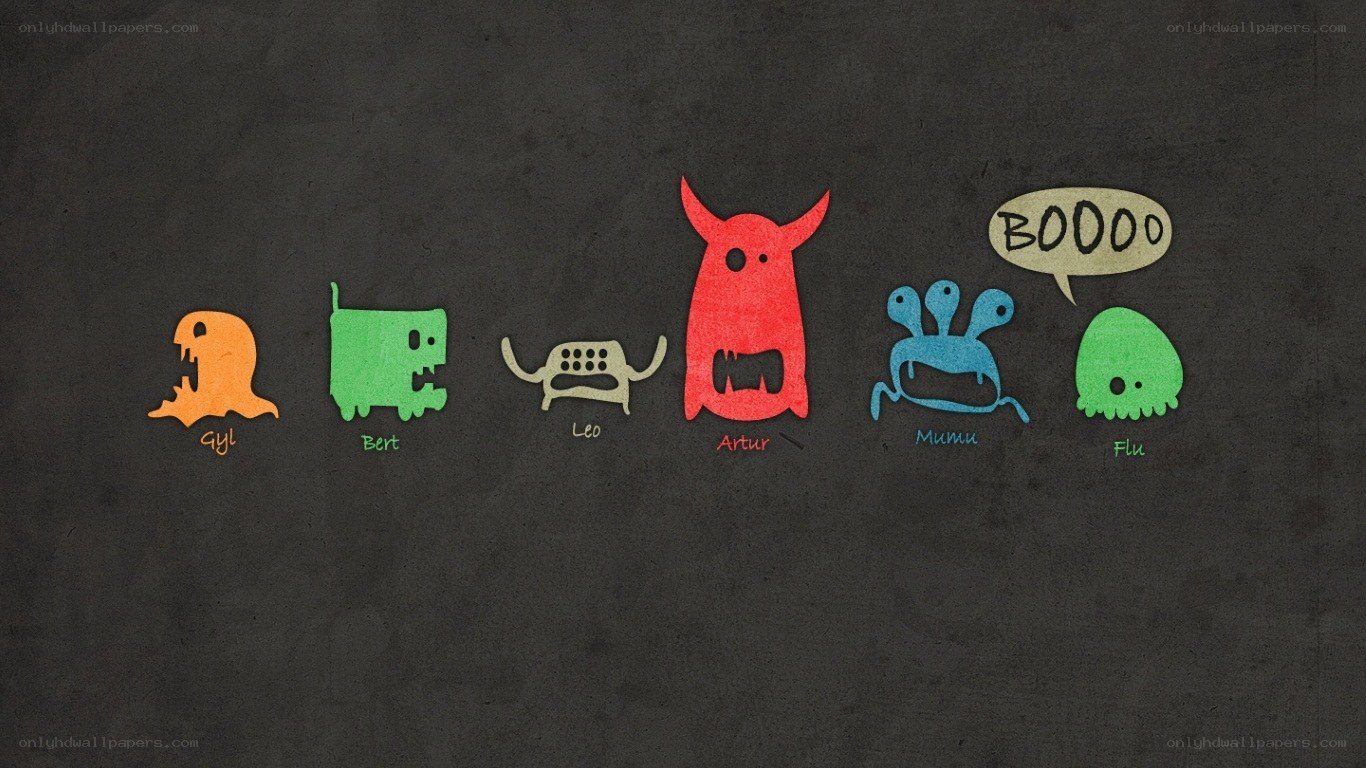Monsters in a row