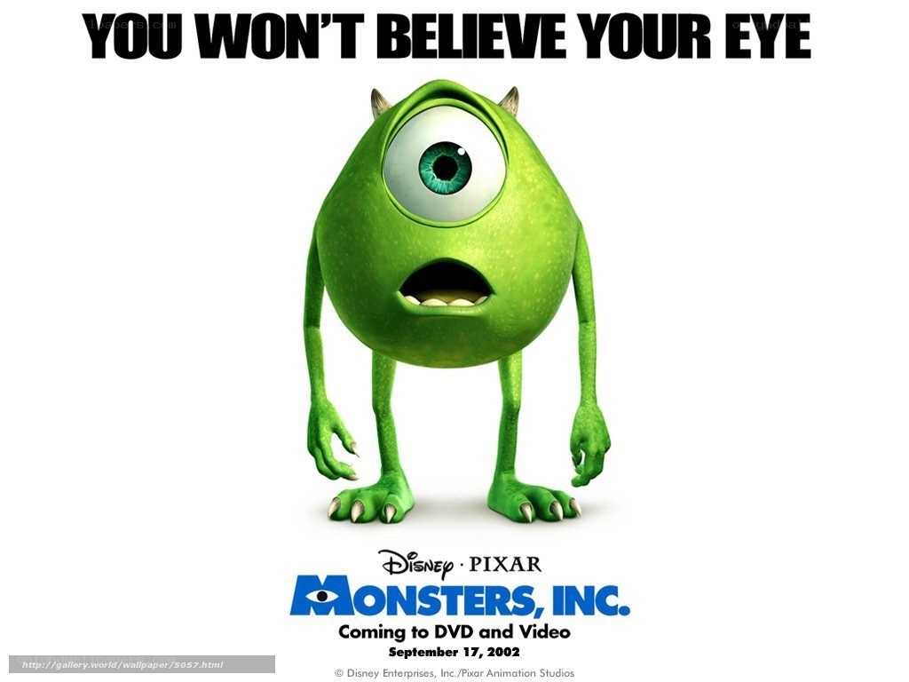 Monsters, Inc. promotional poster