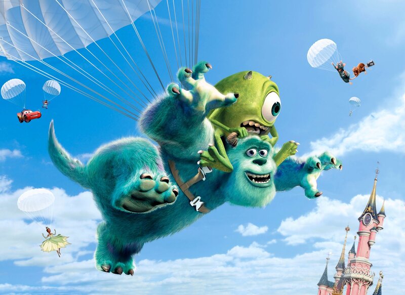 Monsters Parachuting