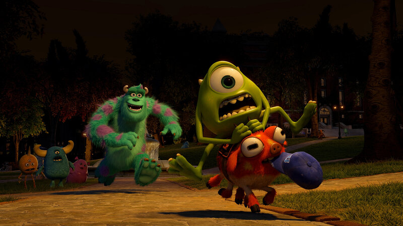Monsters Running on Path