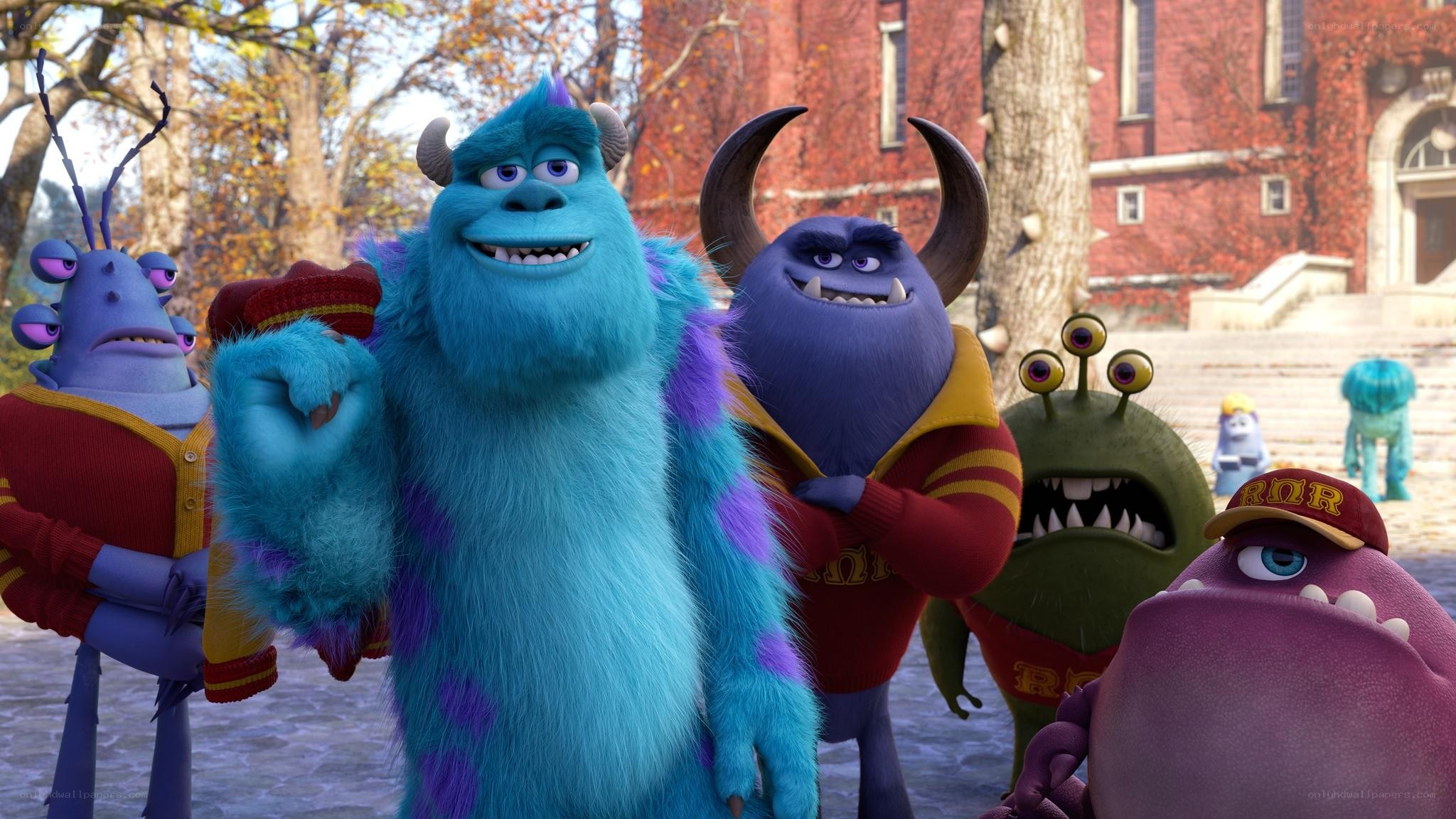 Monsters University characters