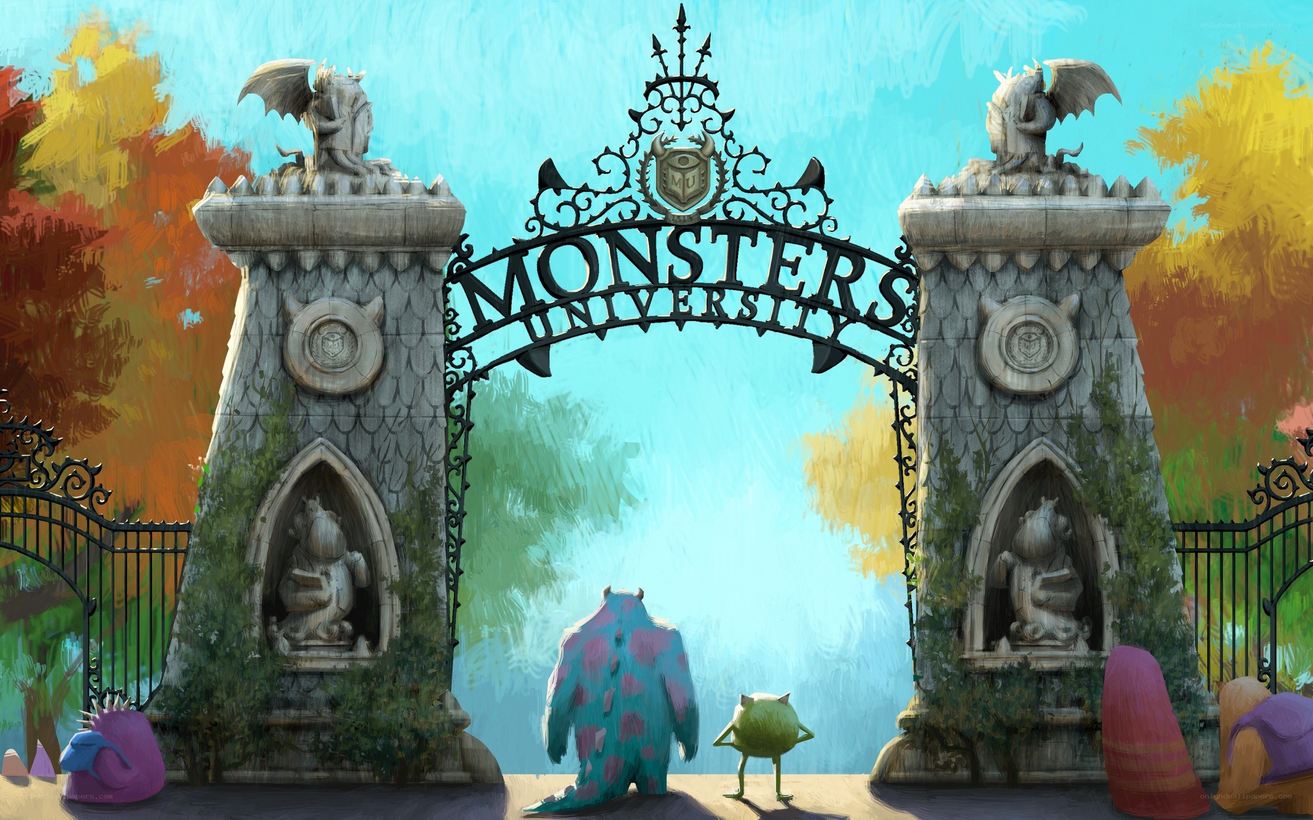 Monsters University gate