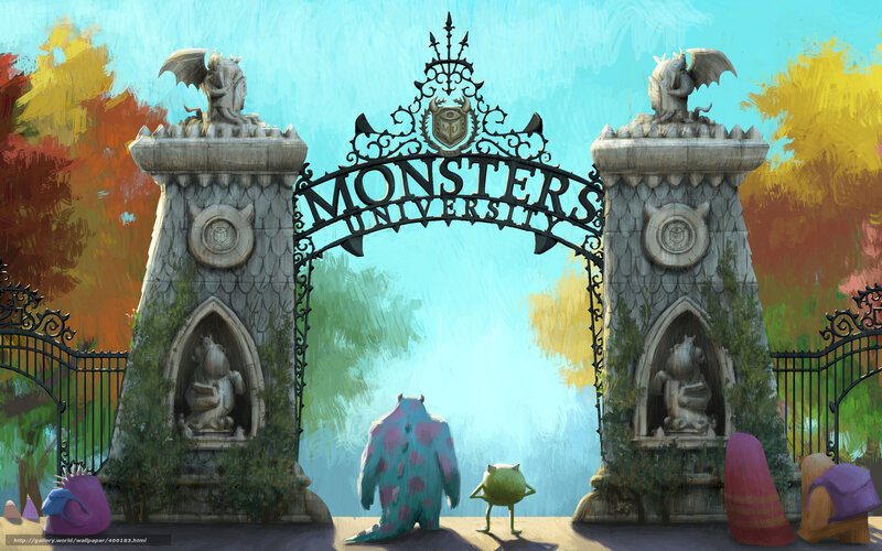 Monsters University gate