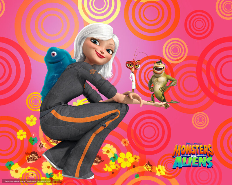Monsters vs Aliens characters
