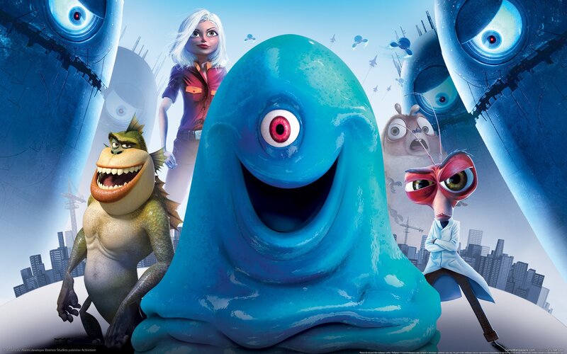 Monsters vs Aliens movie poster