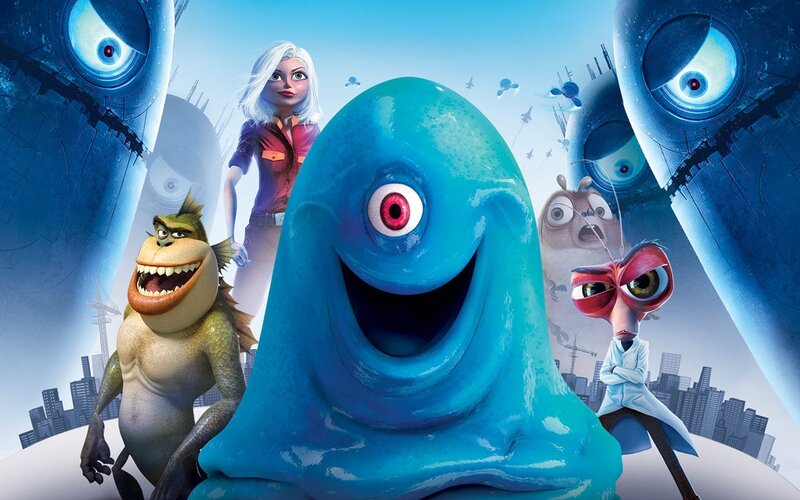 Monsters vs Aliens movie poster