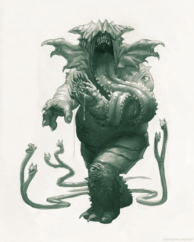 monstrous creature concept art