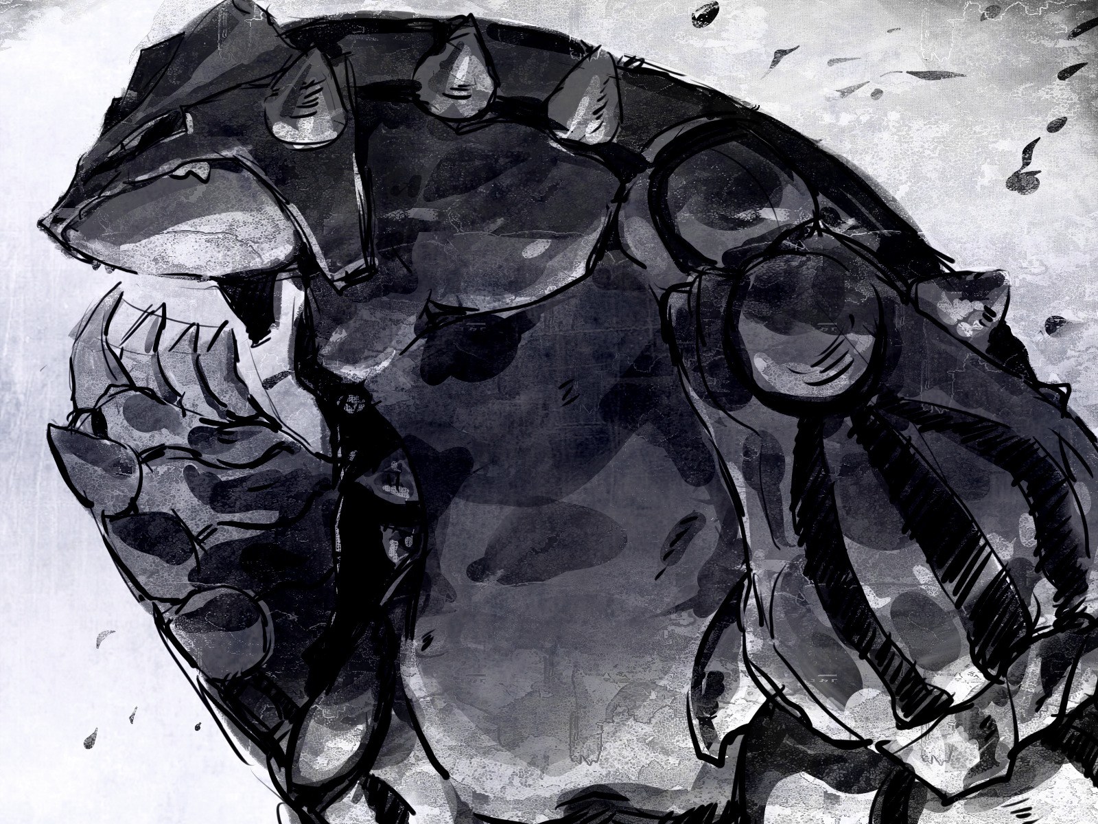 monstrous creature illustration