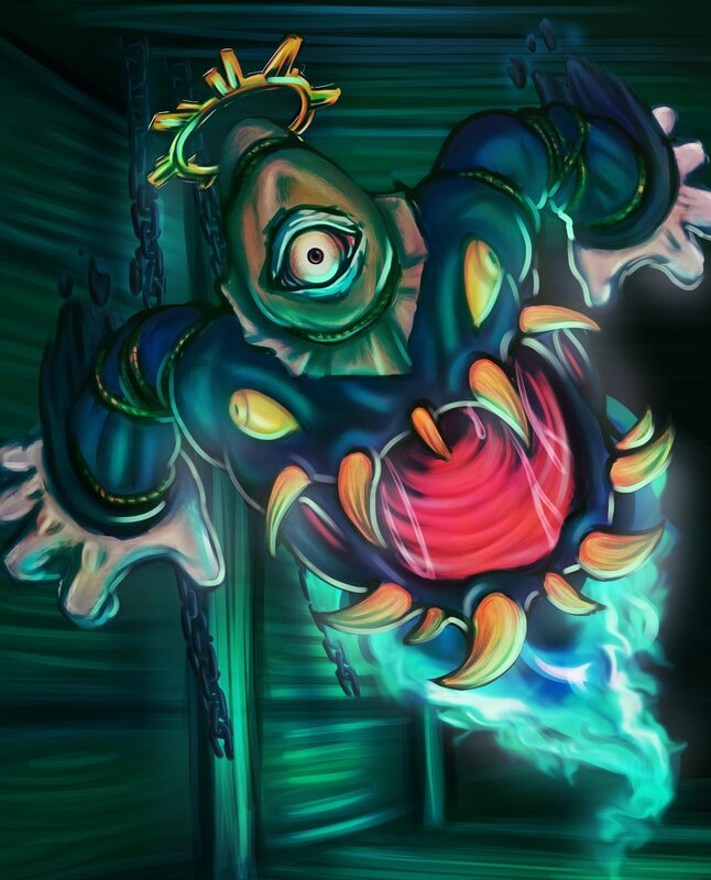 Monstrous Creature with Single Eye