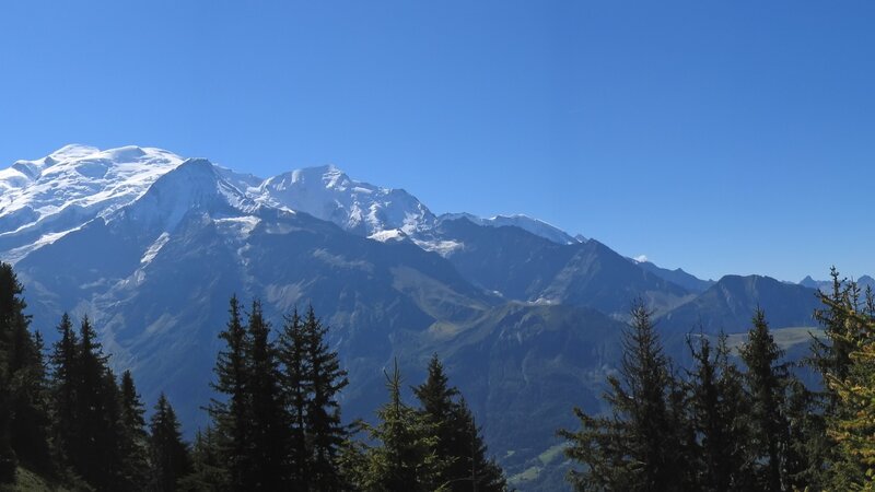 Mont Blanc Mountain Range — Blue