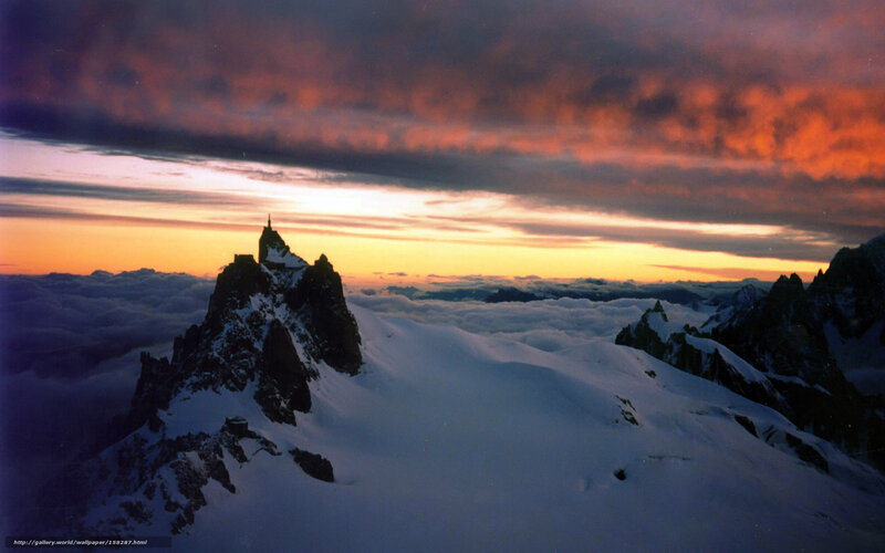 Mont Blanc Peak — Orange