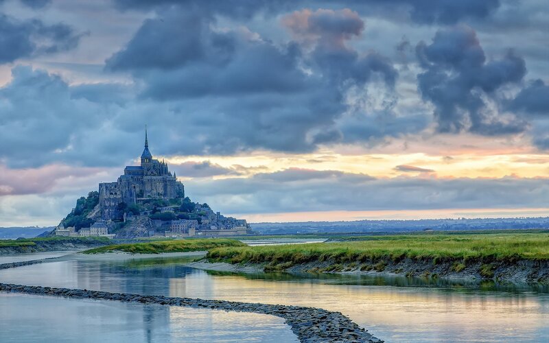 Mont Saint-Michel — Blue