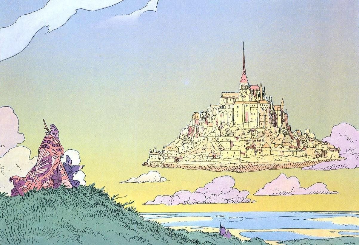 Mont Saint-Michel illustration