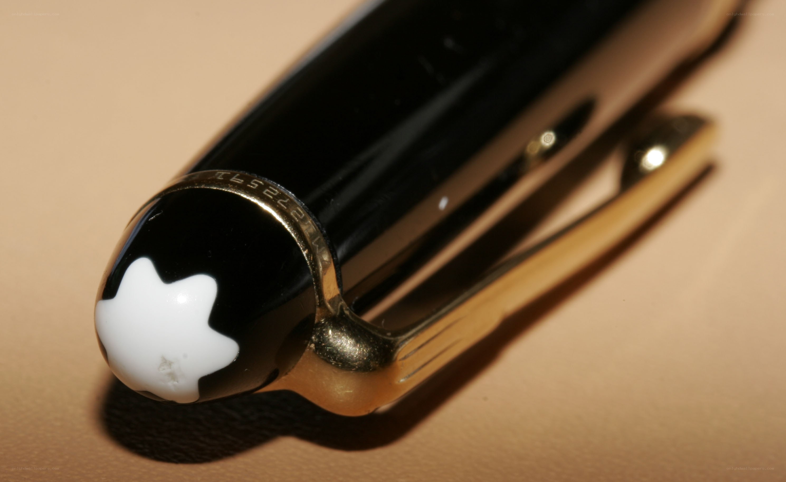 Montblanc pen close-up