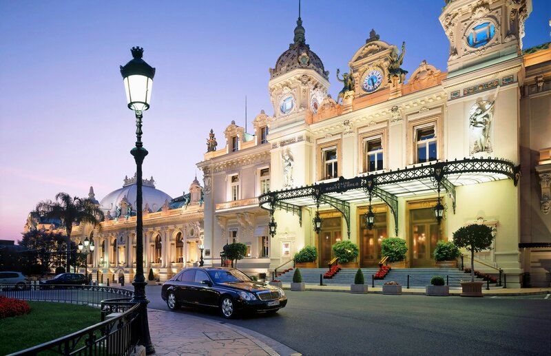 Monte Carlo Casino at dusk
