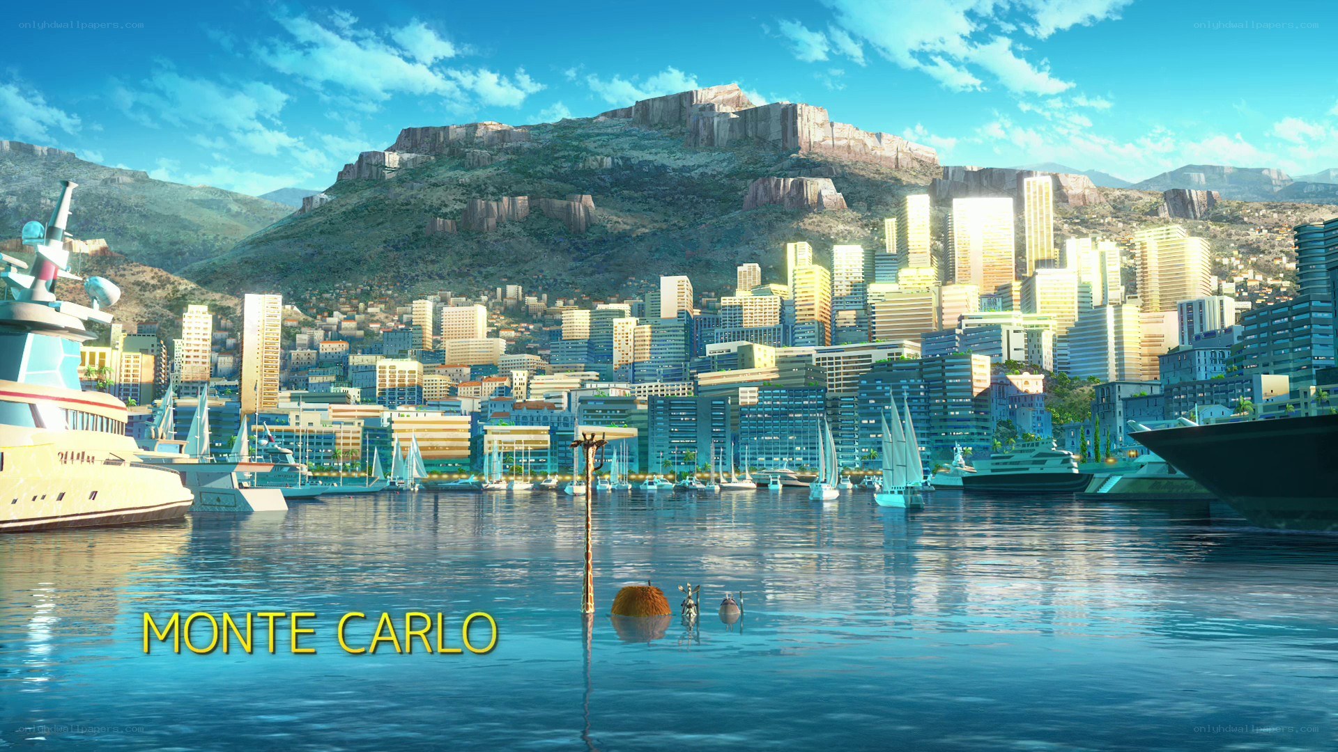 Monte Carlo cityscape