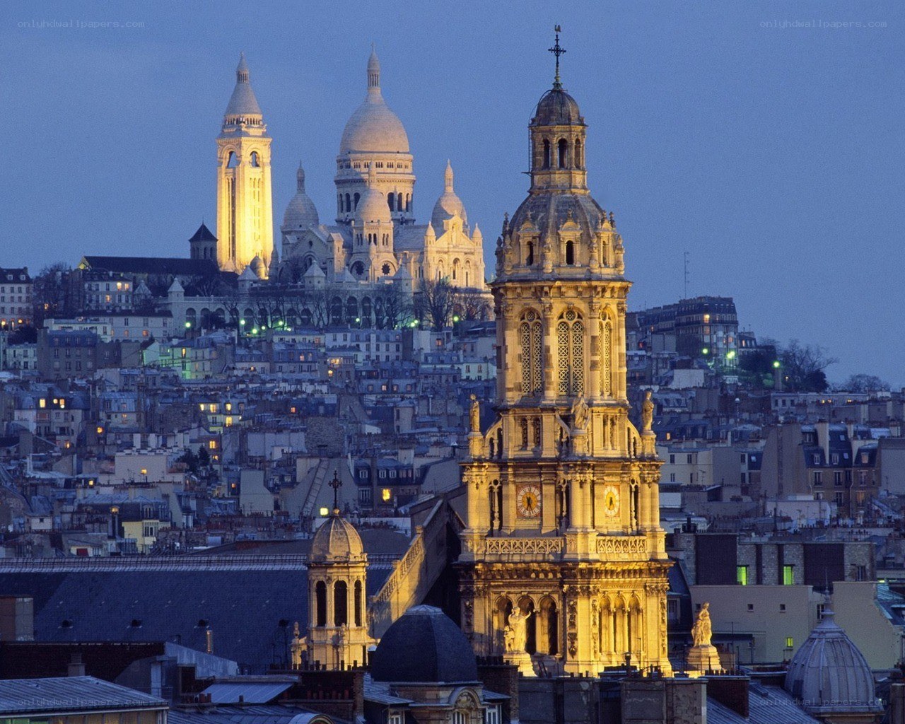 Montmartre at dusk