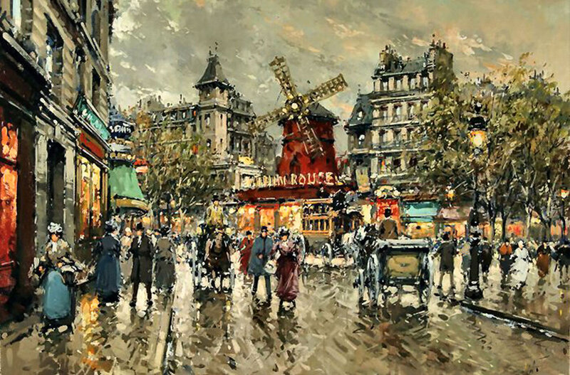 Montmartre Street Scene