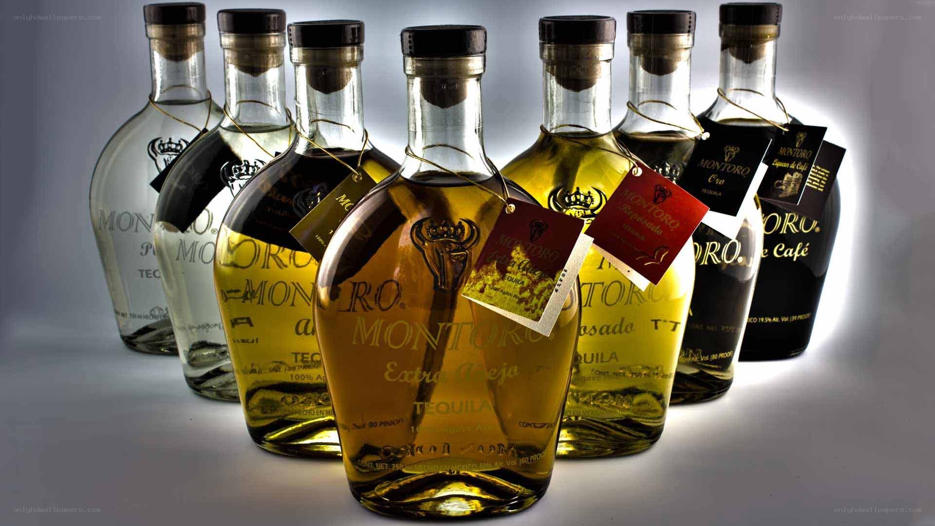 Montoro tequila bottle collection
