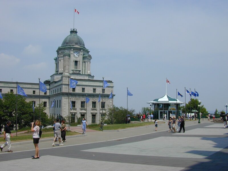 Montreal City Hall and plaza