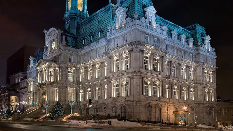 Montreal City Hall — White