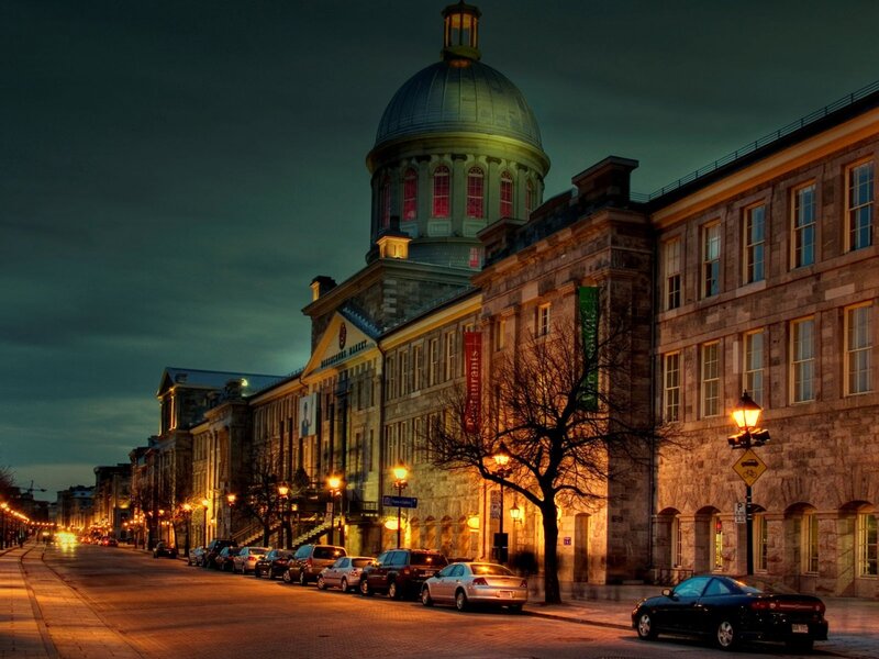 Montreal City Street — Green
