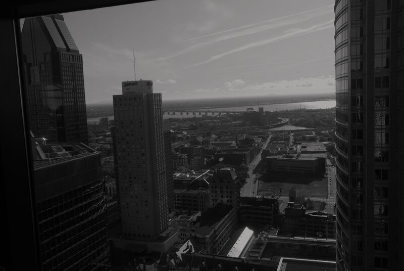Montreal cityscape view