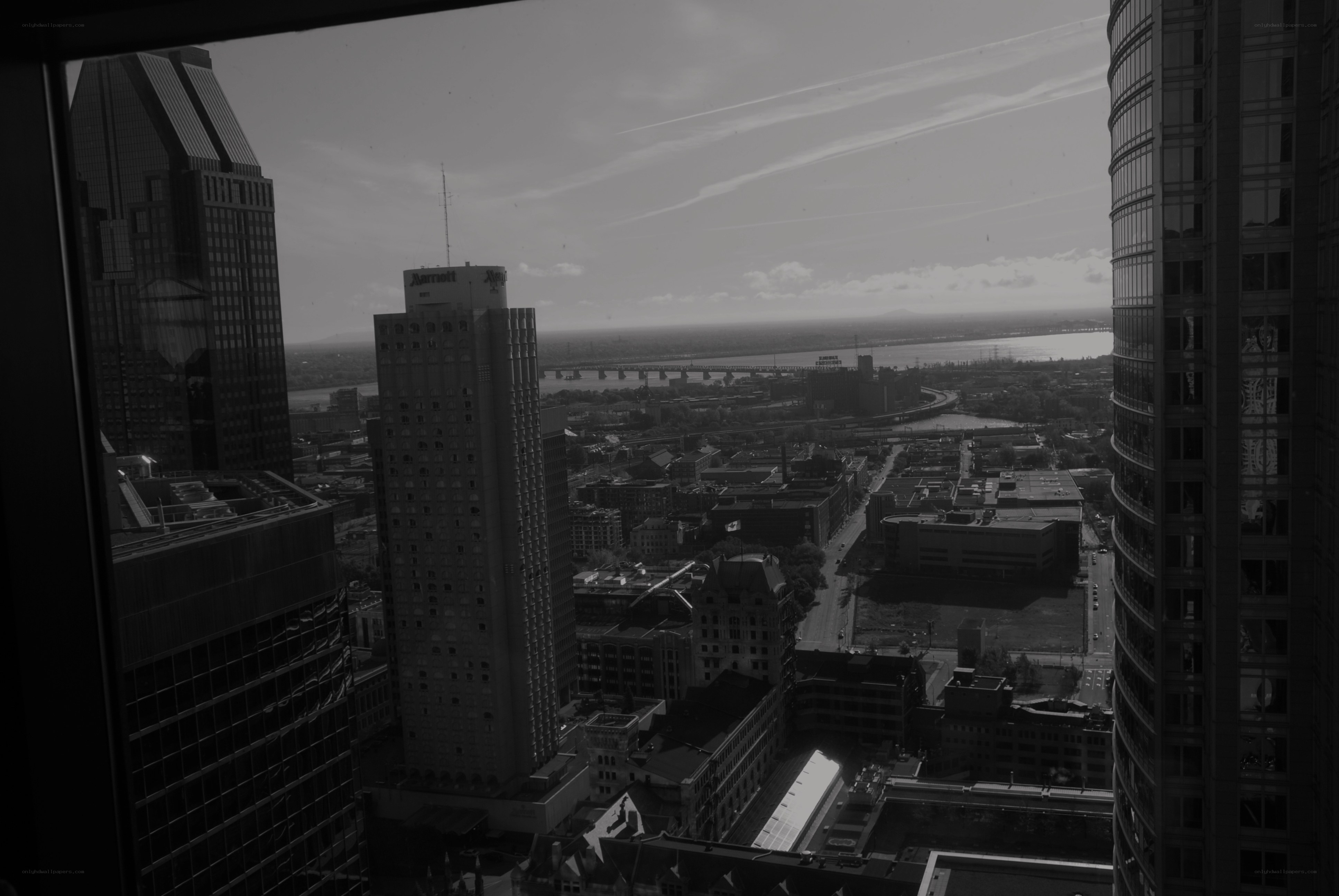 Montreal cityscape view