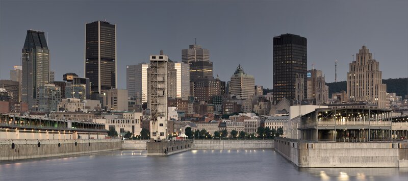 Montreal Skyline — Gray, Calm