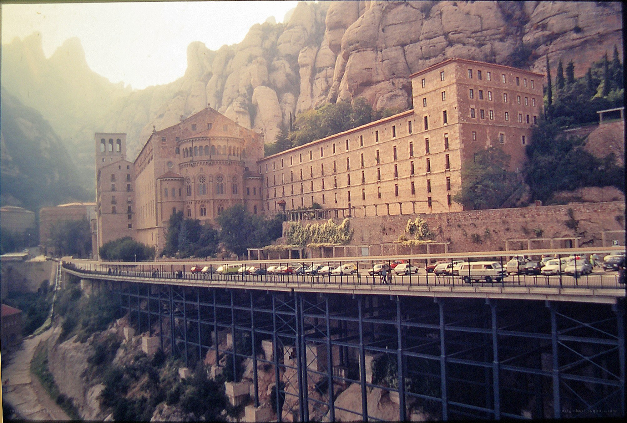 Montserrat monastery and bridge