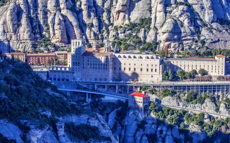 Montserrat Monastery — Blue