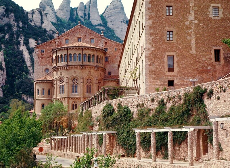 Montserrat Monastery — Brown, Serene, Afternoon