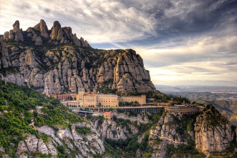 Montserrat Monastery — Gray