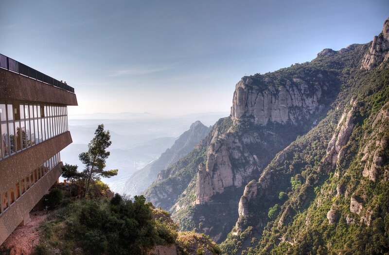 Montserrat mountain view