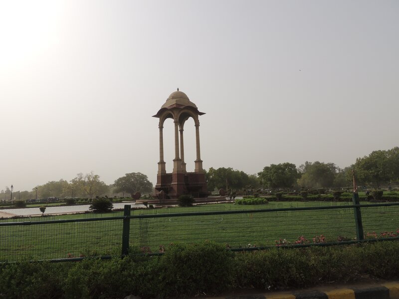 monument in a park