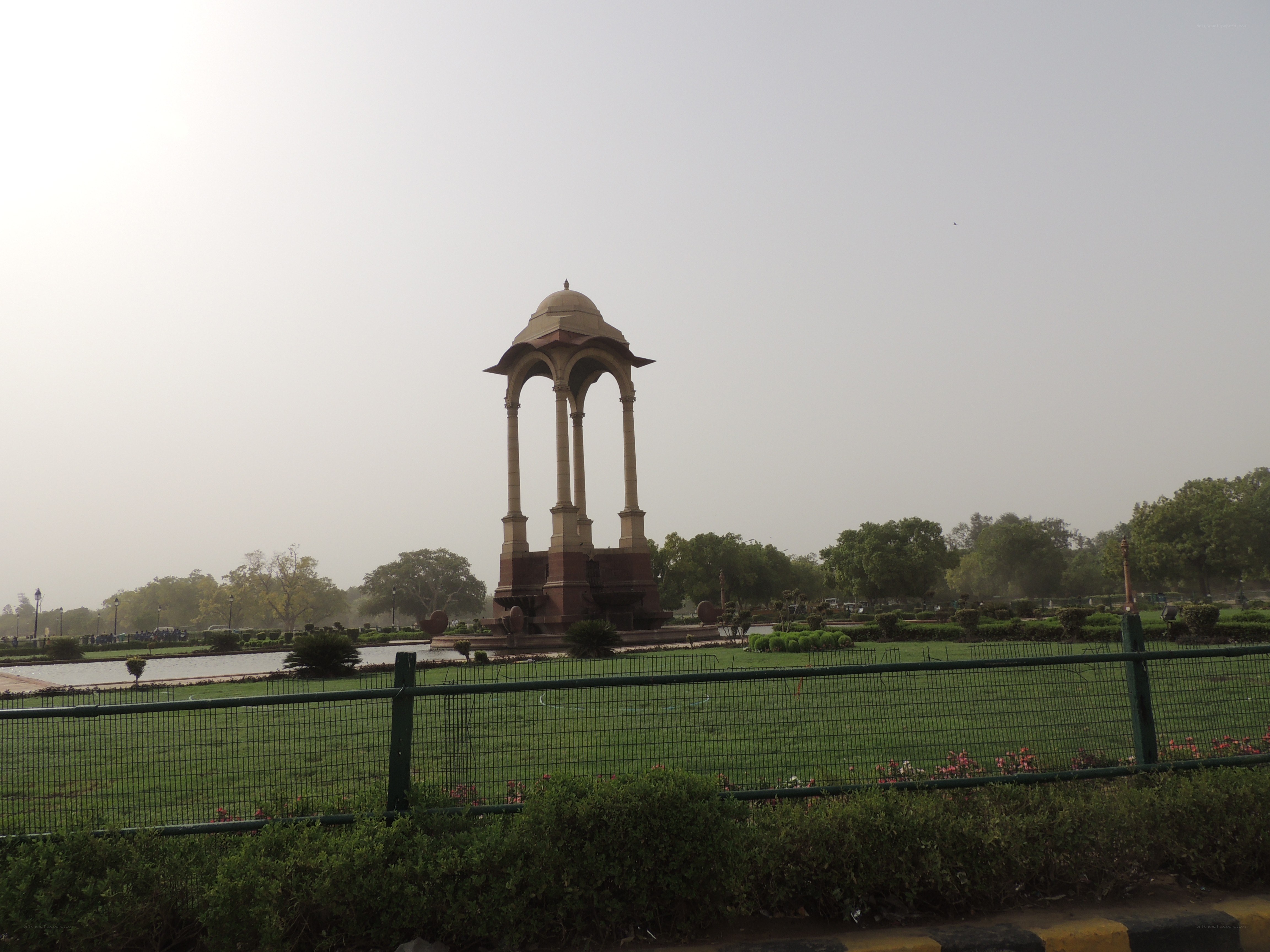 monument in a park