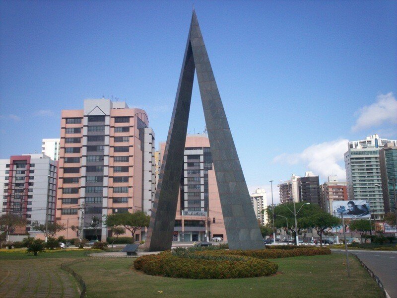 Monument in city park