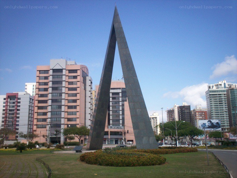Monument in city park